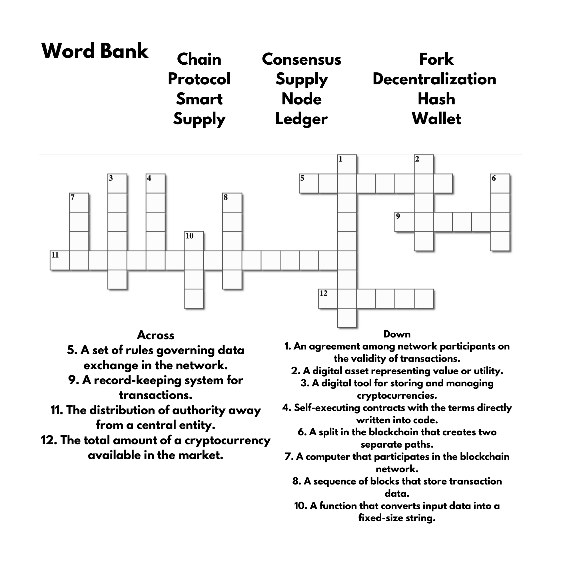 Crossword Puzzle